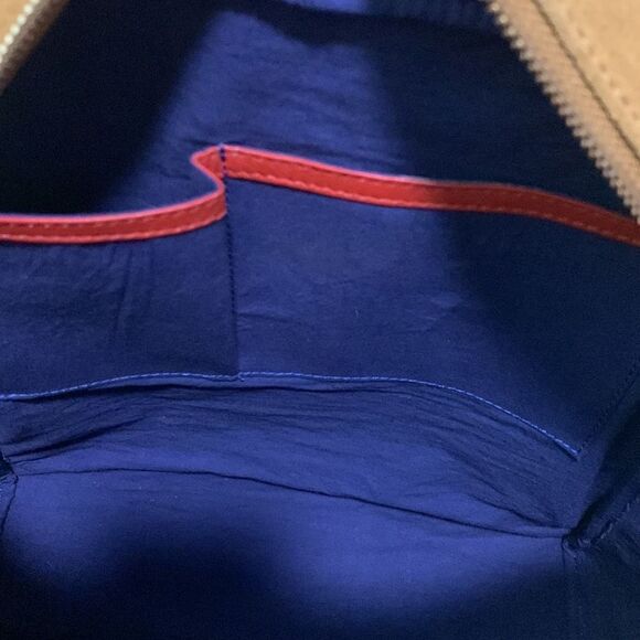 NWT Sophie Cano Women's Brown Calf Skin Zip top Tote - Picture 9 of 12